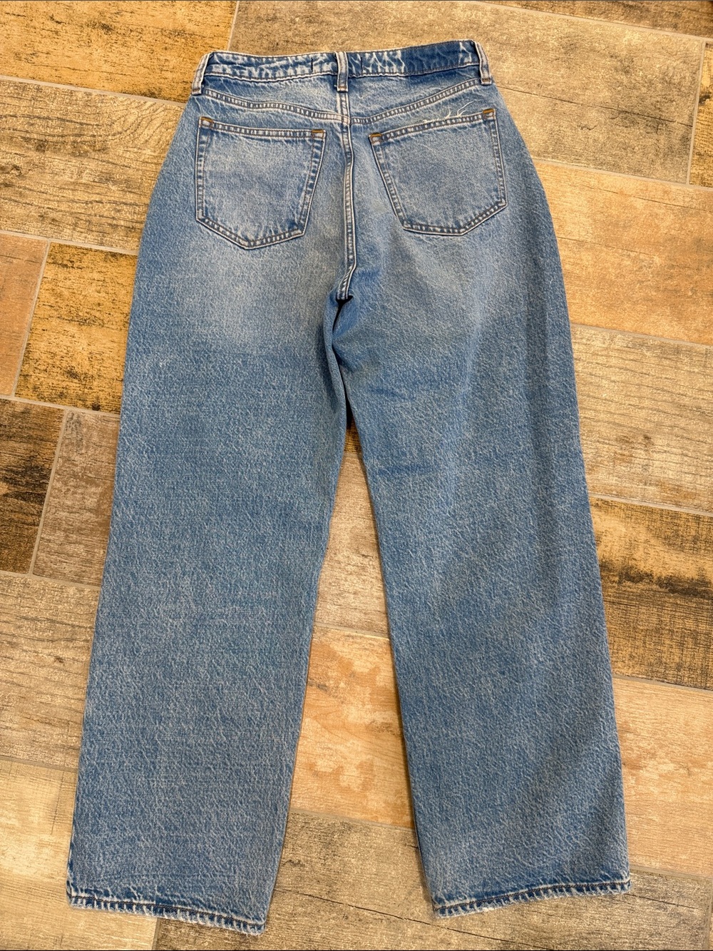 Abercrombie & Fitch The Loose High Rise Curve Love Jeans Size 27 4R - Picture 4 of 8